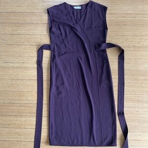 Everlane Japanese GoWeave Short Sleeved Wrap Dress